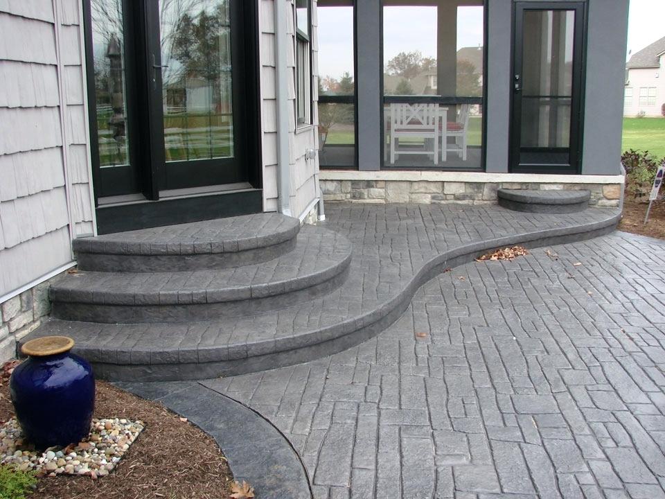 concrete patio thickness concrete patio thickness