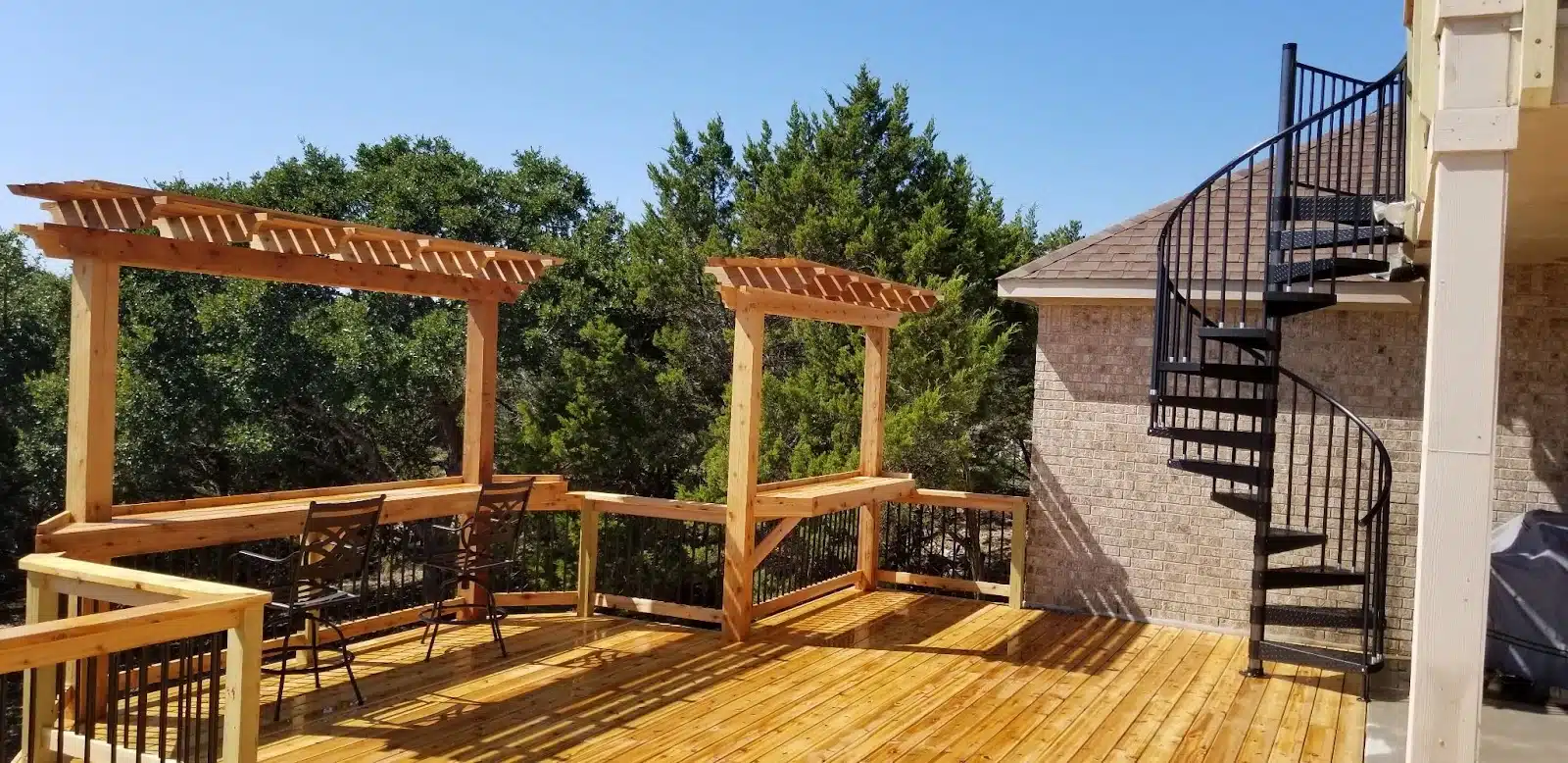 Deck With Bar Top And Arbor Deck With Bar Top And Arbor