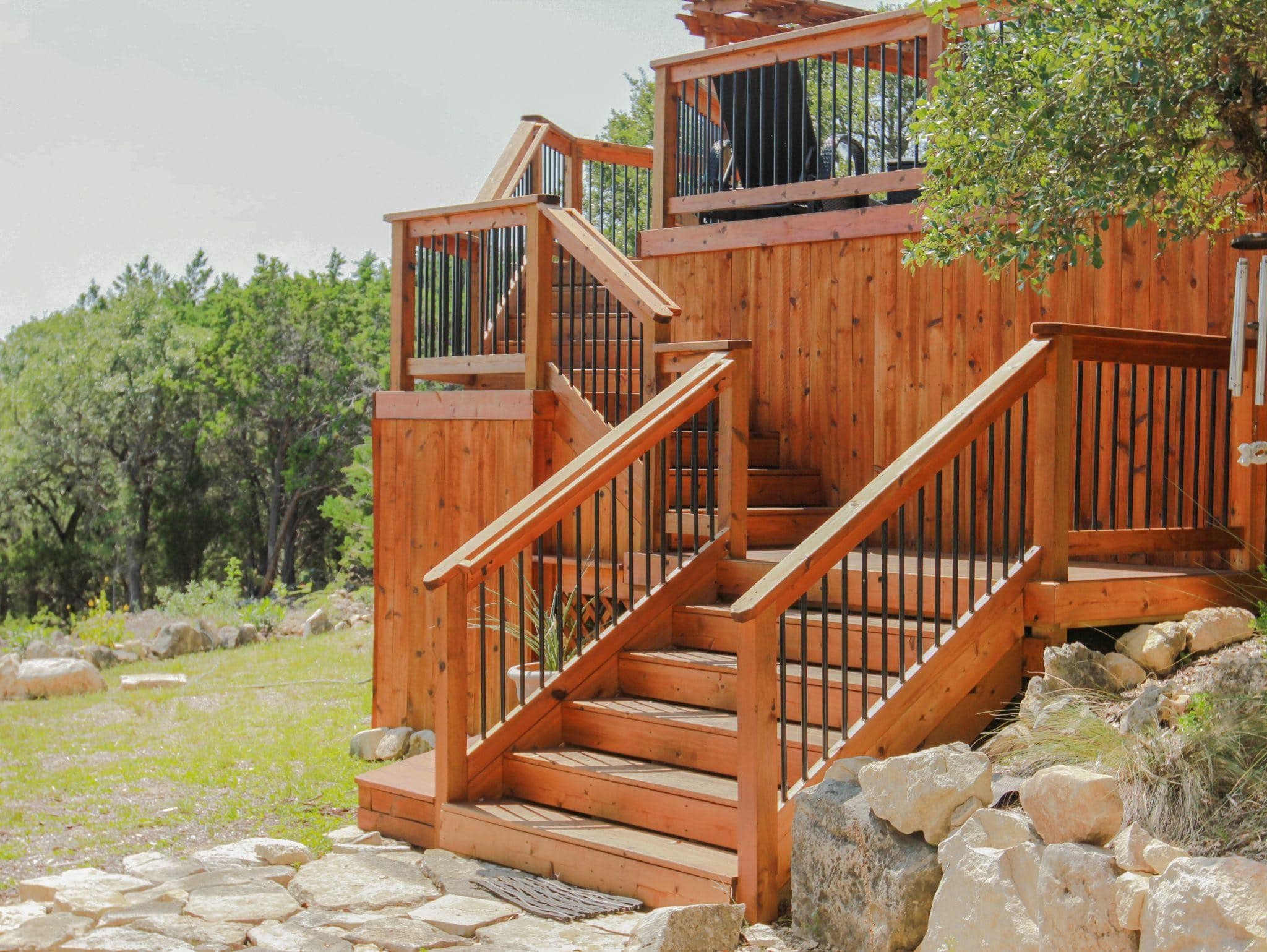 Steel-rod-railings